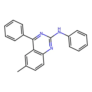 6-甲基-N,4-二苯基喹唑啉-2-胺 structure