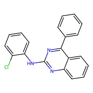 N-(2-氯苯基)-4-苯基喹唑啉-2-胺 structure