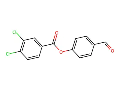 4-Formylphenyl 3,4-dichlorobenzoate structure