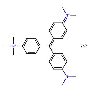 甲基绿氯化锌 structure