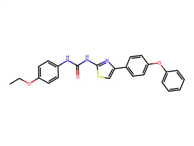 1-(4-Ethoxyphenyl)-3-[4-(4-phenoxyphenyl)-1,3-thiazol-2-yl]urea structure
