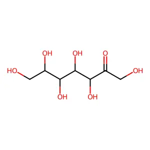 甘露庚酮糖 structure