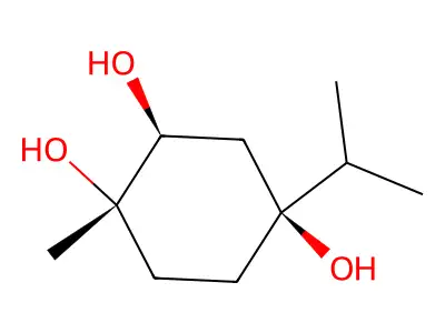 1-Methyl-4-(propan-2-yl)-7-oxabicyclo[2.2.1]heptane-2,3-diol structure