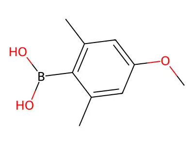 (2,6-Dimethyl-4-methoxyphenyl)boronic acid structure