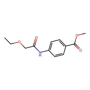 Methyl 4-[(ethoxyacetyl)amino]benzoate structure