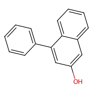 4-Phenylnaphthalen-2-ol structure