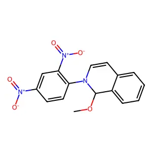 2-(2,4-dinitrophenyl)-1-methoxy-1H-isoquinoline structure