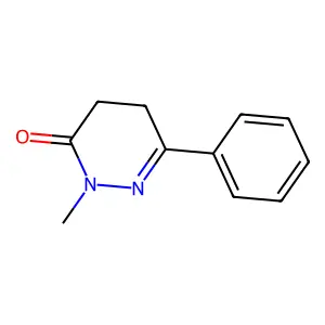 3(2H)-Pyridazinone, 4,5-dihydro-2-methyl-6-phenyl- structure