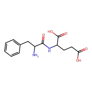 L-苯丙氨酰-L-谷氨酸 structure