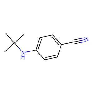 4-(Tert-butylamino)benzonitrile structure