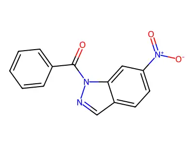 1H-Indazole, 1-benzoyl-6-nitro- structure