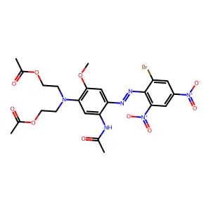 Disperse Blue 79:1 structure