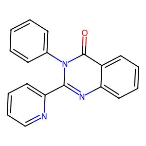 4(3H)-Quinazolinone, 3-phenyl-2-(2-pyridyl)- structure