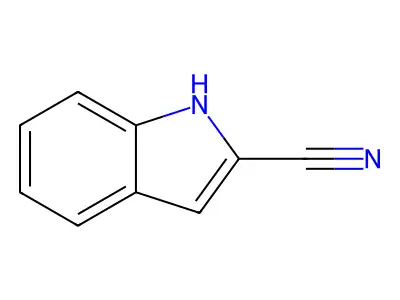 1H-indole-2-carbonitrile structure
