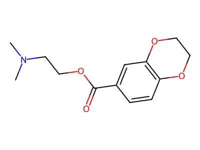 2-(Dimethylamino)ethyl 2,3-dihydrobenzo[b][1,4]dioxine-6-carboxylate structure