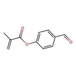 p-Formylphenyl methacrylate structure