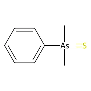 二甲基苯基胂硫醚 structure