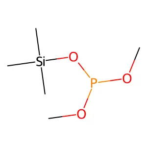 Dimethyl trimethylsilyl phosphite structure