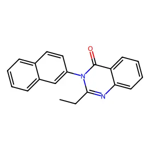2-Ethyl-3-naphthalen-2-ylquinazolin-4-one structure