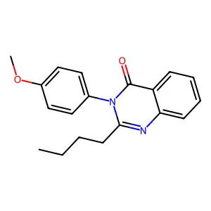 2-Butyl-3-(4-methoxyphenyl)quinazolin-4-one structure