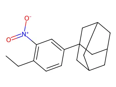 1-(4-Ethyl-3-nitrophenyl)adamantane structure