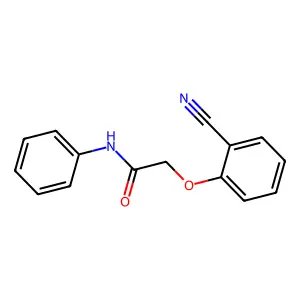 2-(2-氰基苯氧基)-N-苯基乙酰胺 structure