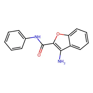 3-氨基-N-苯基苯并呋喃-2-甲酰胺 structure