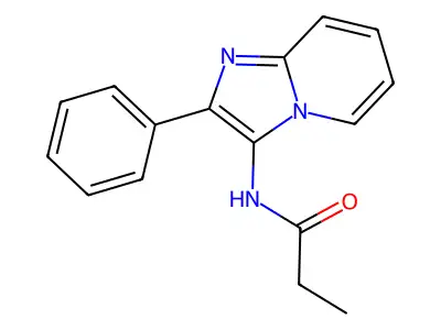 N-(2-phenylimidazo[1,2-a]pyridin-3-yl)propanamide structure