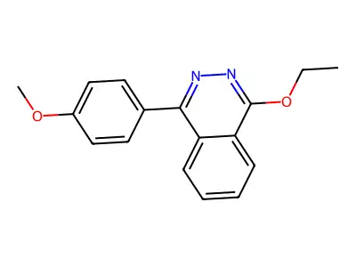 1-Ethoxy-4-(4-methoxyphenyl)phthalazine structure