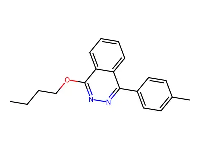 1-Butoxy-4-(4-methylphenyl)phthalazine structure