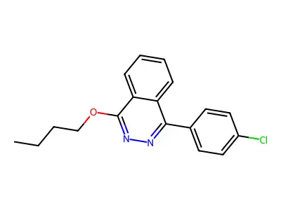 1-Butoxy-4-(4-chlorophenyl)phthalazine structure