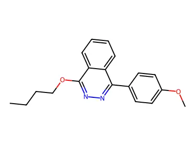1-Butoxy-4-(4-methoxyphenyl)phthalazine structure