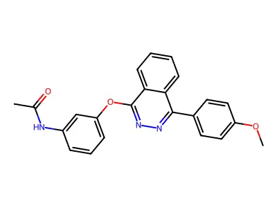 N-(3-{[4-(4-methoxyphenyl)phthalazin-1-yl]oxy}phenyl)acetamide structure