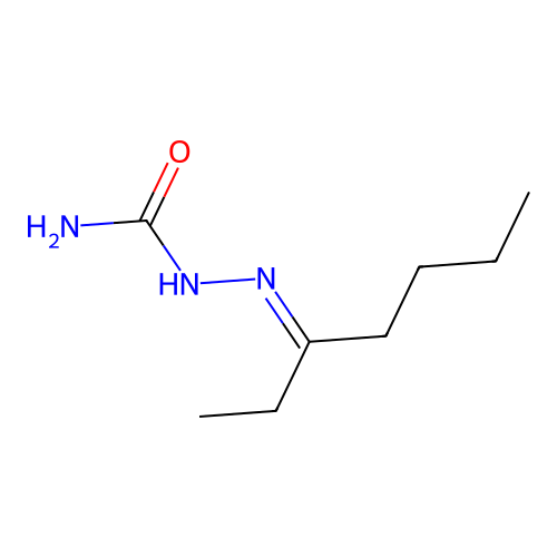 Ethyl-n-butylketone semicarbazone structure
