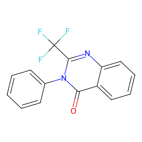 3-phenyl-2-(trifluoromethyl)quinazolin-4(3H)-one structure