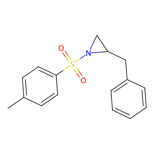 2-Benzyl-1-(4-methylbenzene-1-sulfonyl)aziridine structure
