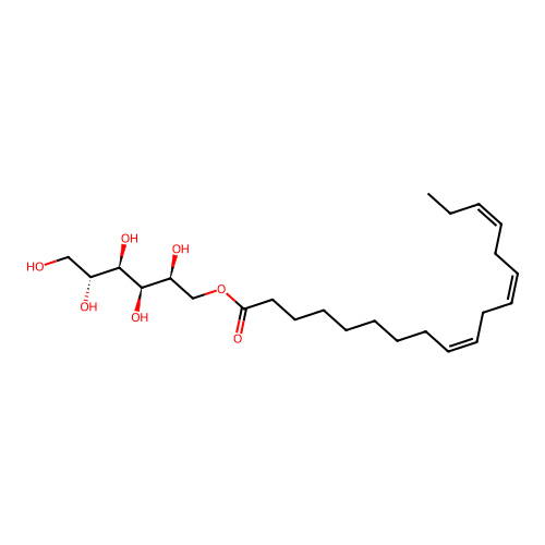 Linolenoyl sorbitol structure