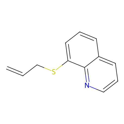 8-Prop-2-enylthioquinoline structure