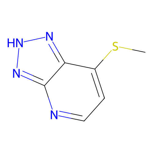 7-methylsulfanyl-2H-triazolo[4,5-b]pyridine structure