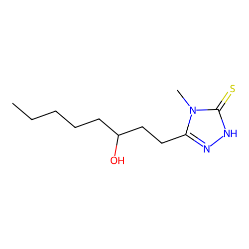 1-(4-Methyl-5-sulfanyl-1,2,4-triazol-3-yl)octan-3-ol structure