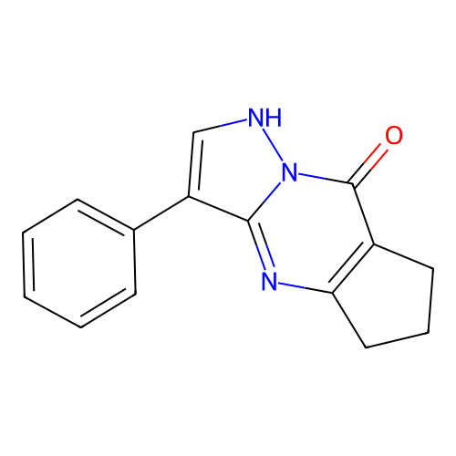 3-Phenyl-4,5,6,7-tetrahydro-cyclopenta[d]pyrazolo[1,5-a]pyrimidin-8-one structure