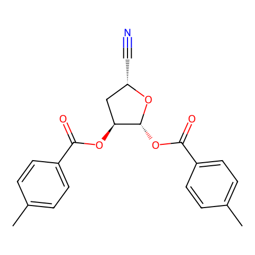 [(2R,3S,5R)-5-cyano-2-(4-methylbenzoyl)oxyoxolan-3-yl] 4-methylbenzoate structure