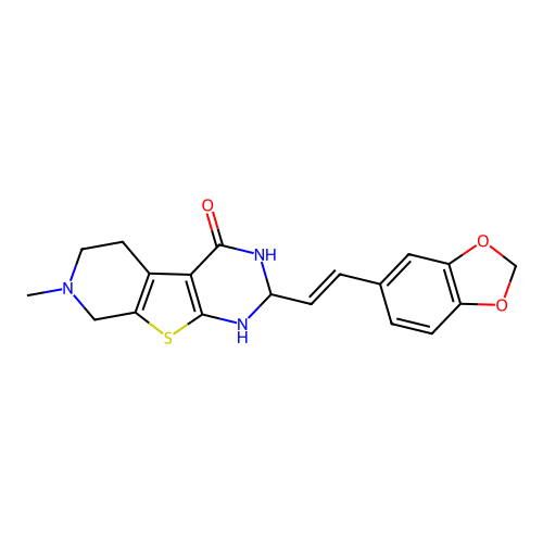 C19H19N3O3S structure