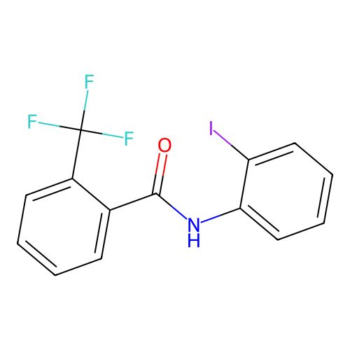 N-(2-iodophenyl)-2-(trifluoromethyl)benzamide structure