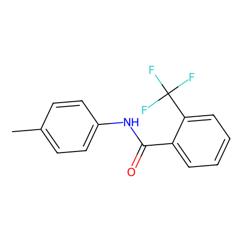 N-(4-methylphenyl)-2-(trifluoromethyl)benzamide structure
