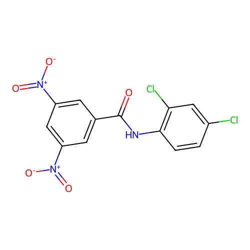 N-(2,4-Dichloro-phenyl)-3,5-dinitro-benzamide structure