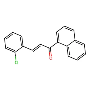 3-(2-Chlorophenyl)-1-naphthalen-1-ylprop-2-en-1-one structure