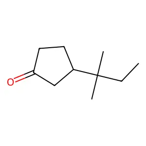3-t-Pentylcyclopentanone structure