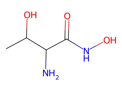 DL-Threonine hydroxamate structure
