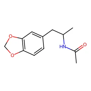 N-Acetyl-3,4-methylenedioxyamphetamine structure